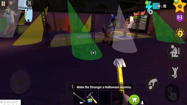 Scary Stranger 3D New Update Frankenstein trying to caught me смотреть онлайн