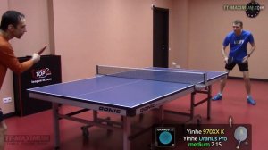 Yinhe URANUS PRO Soft & Medium - Обзор - СРАВНЕНИЕ c URANUS POLY: популярные короткие шипы Milkyway