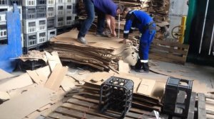 Изготовление заготовки из картона для прессования.