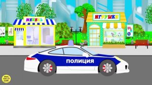 Развивающий мультфильм про машинки. Спецтехника.