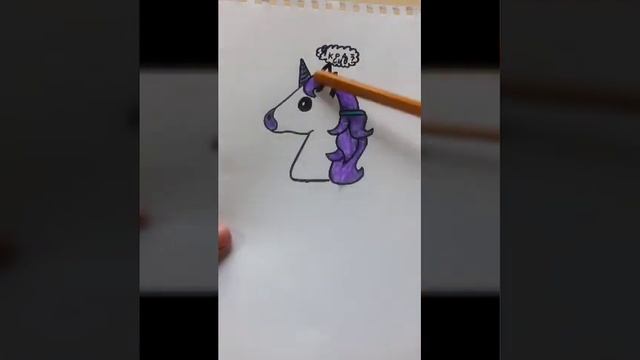 Как нарисовать единорога? смотреть онлайн