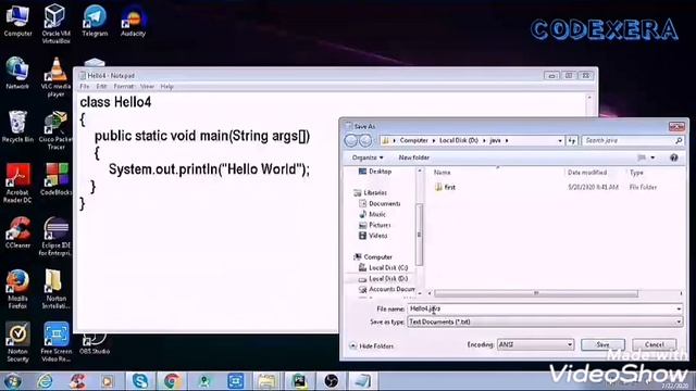 Hello World Program and JDK download смотреть онлайн