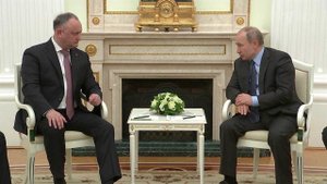 Экономическое сотрудничество России и Молдавии обсудили в Кремле Владимир Путин и Игорь Додон