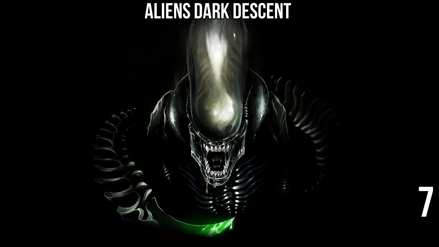 Прохождение Aliens Dark Descent - Часть 7: Преторианец [СТРИМ 2K]