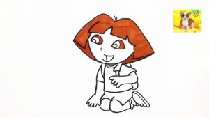 Даша путешественница.Как нарисовать Даша следопыт.