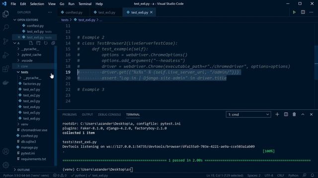 Pytest | Selenium | Python Django - Intro Testing with Pytest, Selenium and Django смотреть онлайн