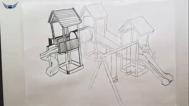 Üç Boyutlu (3d) Park Resmi Çizimi смотреть онлайн