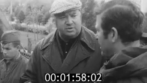 На съемках фильма Освобождение 1970