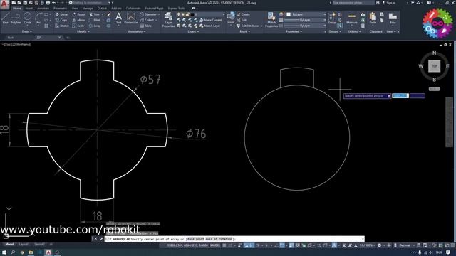 Autocad 2 Boyutlu Çizim #23 Leader (Başlıklar) смотреть онлайн