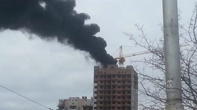Пожар на стройке ул. Галактионовская смотреть онлайн