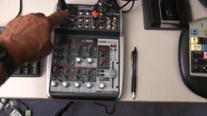 Behringer XENYX QX1002USB interfaced to a Yaesu FT991a Transceiver Demo Reel 1