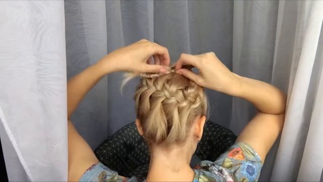 ПРОСТАЯ ПРИЧЕСКА НА КАЖДЫЙ ДЕНЬ СВОИМИ РУКАМИ/ КОСЫ СВОИМИ РУКАМИ смотреть онлайн