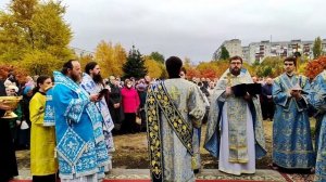 Северодонецк 14.10.2021 Покров Пресвятой Богородицы. Крестный ход и освящение памятного знака