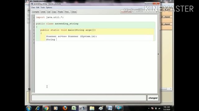 String | Alphabetical order String print using bluej смотреть онлайн
