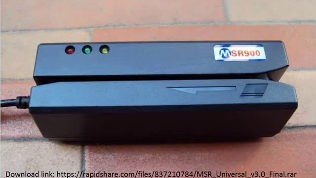MSR Software Driver (Magnetic Stripe Reader/Writer) MSR206 MSR905 MSR900 Etc..