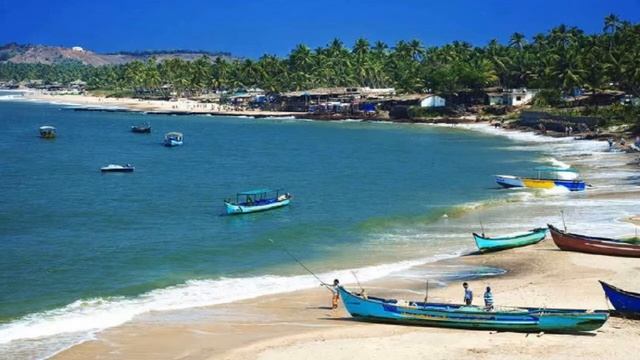 Goa Anjuna Beach Crowd - Goa, India.