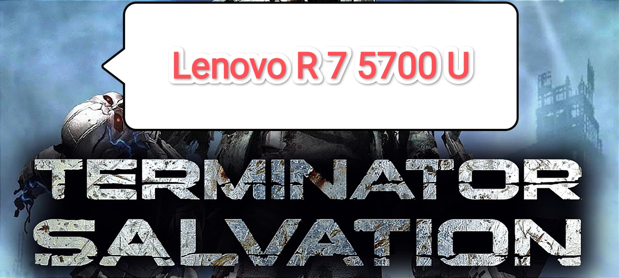 Terminator Salvation - настройки графики для 60 фпс на слабом ПК (Lenovo R 7 5700 U)