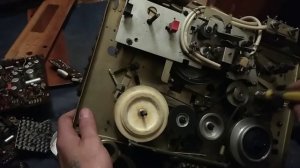 разбор бабинного магнитофона Сатурн -201