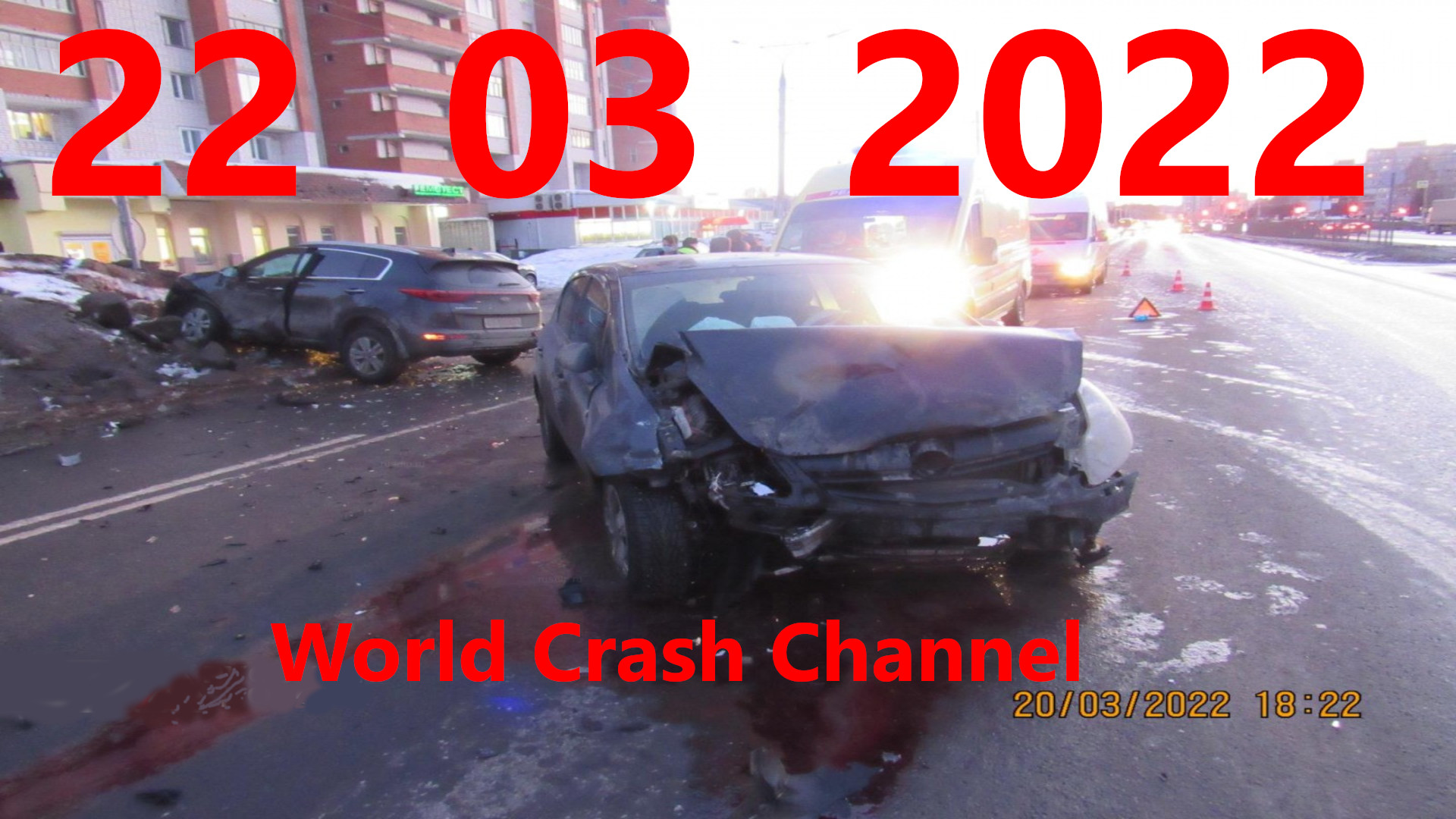 Подборки  Аварии и ДТП  22 03 22  (Март 2022)