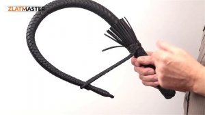 Нагайка сыромятная черная - видеообзор Zlatmaster.com. 0+