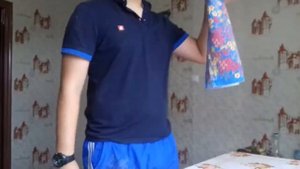 #1 монтаж, полотенце-бутылка