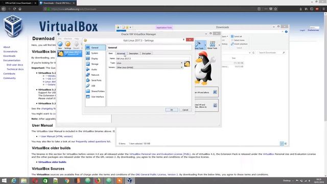 Installing VirtualBox And Kali Linux 2017.3 смотреть онлайн