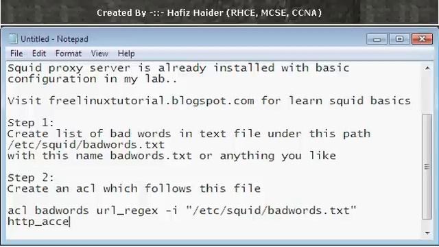 How Filter Keywords in Squid Proxy Server (Hafiz Haider) смотреть онлайн