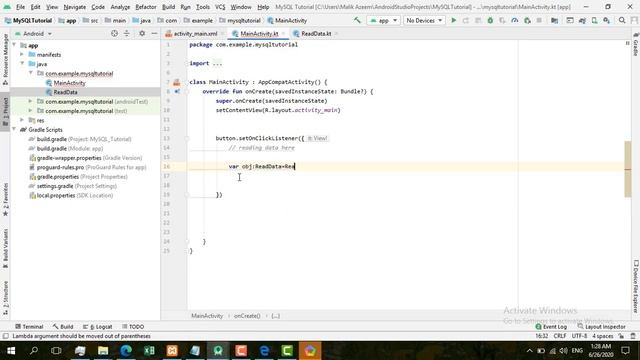 MAD 26_MySQL 03 Reading data from MySQL using AsyncTask смотреть онлайн