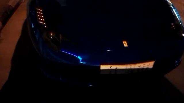 CHROME BLUE FERRARI 458 ITALIA смотреть онлайн