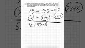 Имеется два сплава. Первый содержит 5% никеля, второй 14%