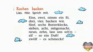 Eins, zwei, nimm ein Ei, drei, vier, backen wir ..., немецкий язык 3 класс учебник