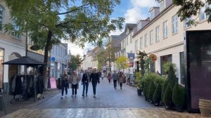 ⁴ᴷ⁶⁰ Odense City Center Walking Tour: Odense City Hall | Odense City Center | Walking in Denmark