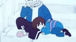 Санс и Фриск любовь ??????