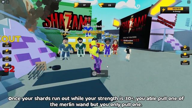 [Roblox SHAZAM EVENT 2023!] How to get Golden Apple Head Accessory in Strongman Simulator! DAY #1 смотреть онлайн