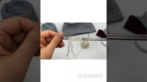 Эффектный узор «Паркет» спицами. По кругу, поворотными рядами, все тонкости вязания.