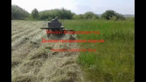 Мотоблок Агро с роторной косилкой, сенокос 2016г
