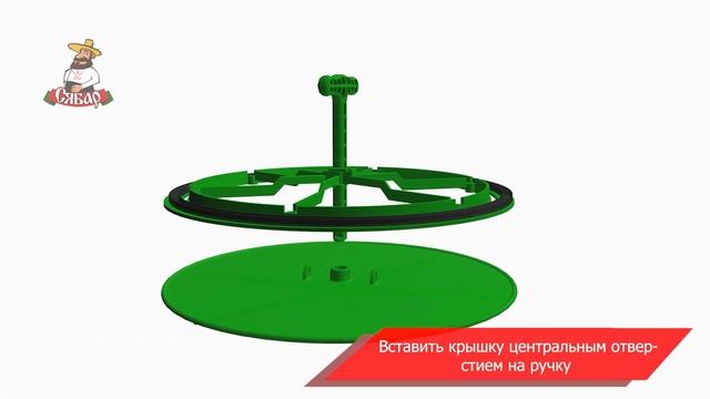 Новинка! Люк проветривания Сябар для теплицы из поликарбоната