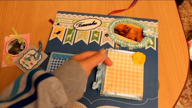 2 странички для альбома (скрапбукинг) смотреть онлайн