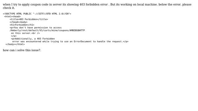 Magento: client denied by server configuration смотреть онлайн