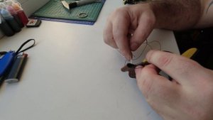 Handmade ( рукожоп ) , брелок из кожи