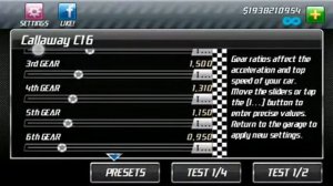 Drag Racing:tune car C16 for 4 Career Stage(Level 4,5,6,7) V.1.5