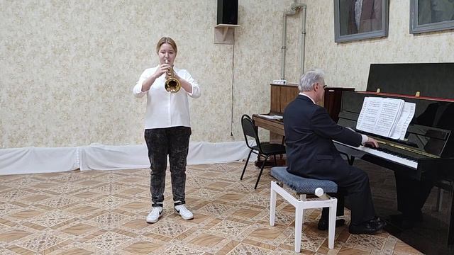 А. Марчелло - Аллегро из сонаты № 3, Анна Тарамалий 15 лет