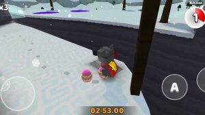 прошёл миссию Super Bear где нужно найти три яйца