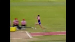 Тройной прыжок. Мировой рекорд.