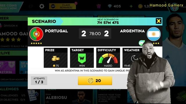 DLS 23 |THE BEST SCENARIO ? |ARGENTINA ?? VS PORTUGAL ??|Hamood Gamerx смотреть онлайн