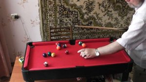 Играем в мини-бильярд дома - 1 (Play mini pool table at home)