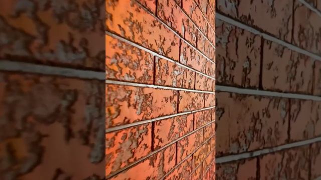 Кирпичик из декоративной штукатурки