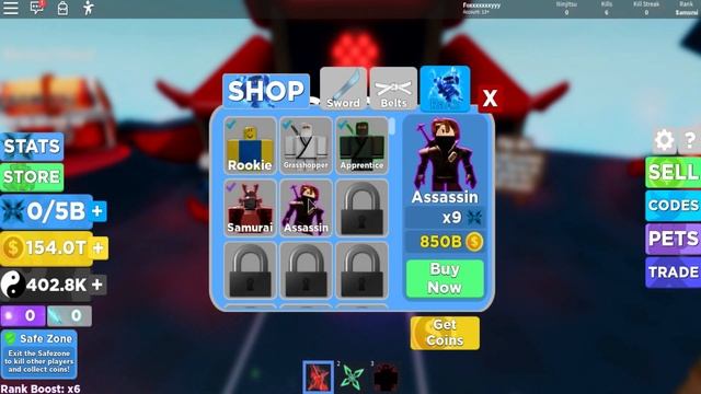 Мощный питомец и проверка кодов Легенды Ниндзя Роблокс смотреть онлайн