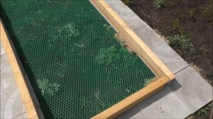 Грядки из плоского шифера