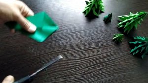 Объемная Ёлка / 3D Елка из бумаги | Новогоднее украшение из бумаги